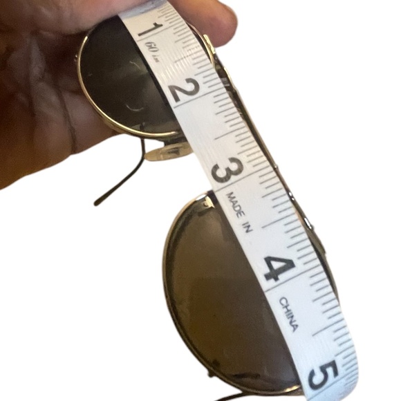 Vintage Randolph Engineering RE 801 EYEGLASSES FRAMES 48-22-145mm, Gold Tone - Picture 10 of 11